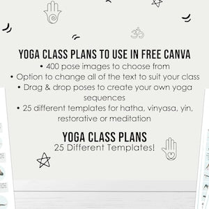 Yoga Class Planner, Yoga Teacher Class Plans, Yoga Class Sequence Planner, Yoga Class Plans - Drag & drop 400 poses to sequence your class