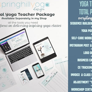 Yoga Class Planner, Yoga Teacher Class Plans, Yoga Class Sequence Planner, Yoga Class Plans - Drag & drop 400 poses to sequence your class