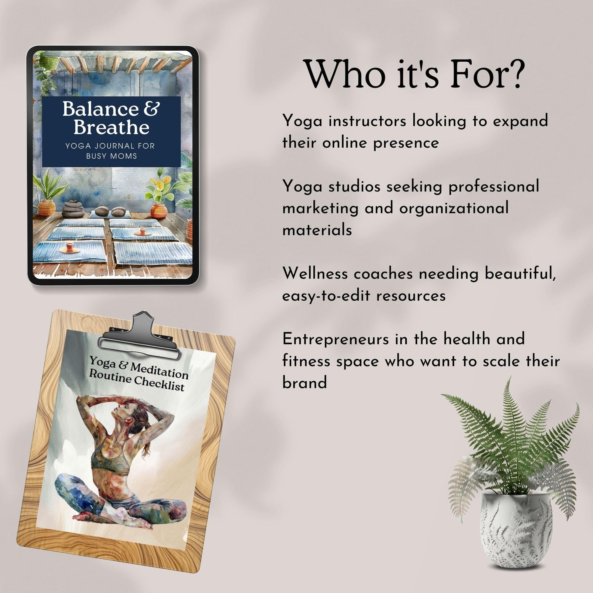 yoga teacher bundle yoga instructor canva templates yoga coach business social media kit wellness marketing materials gift for yoga teacher + 5 Ebooks